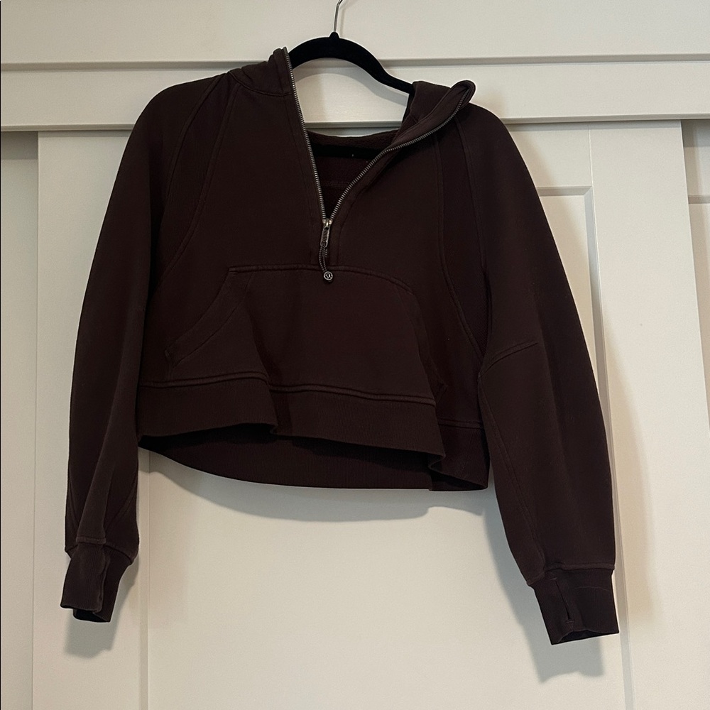 lululemon athletica Brown Half-Zip Hoodie - Picture 5 of 10